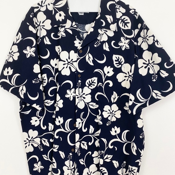 RJC Other - RJC Mens Hibiscus Floral Short Sleeve Shirt Sz 2XL